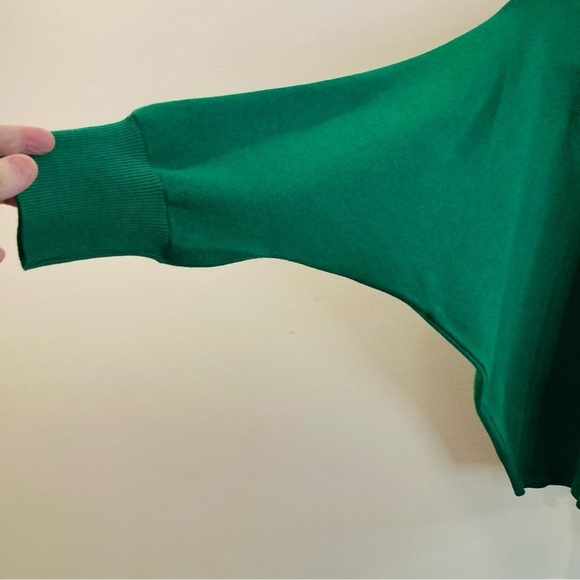 VICOLO SZ L Dolman Sleeve Mock Neck  Angora Blend Dopamine Dressing Sweater - Picture 4 of 8